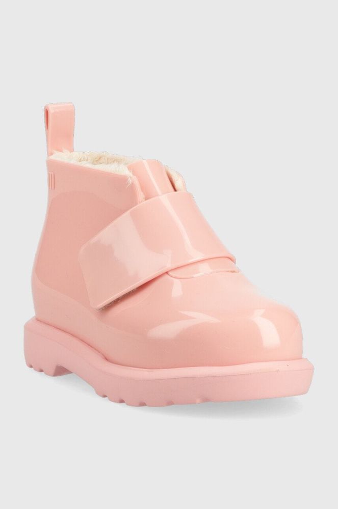 Дитячі черевики Melissa Chelsea Boot Bb колір рожевий