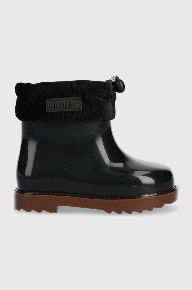 Дитячі гумові чоботи Melissa Rain Boot Iii Bb колір чорний