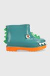 Дитячі гумові чоботи Melissa Rain Boot + Fabula Bb колір бірюзовий
