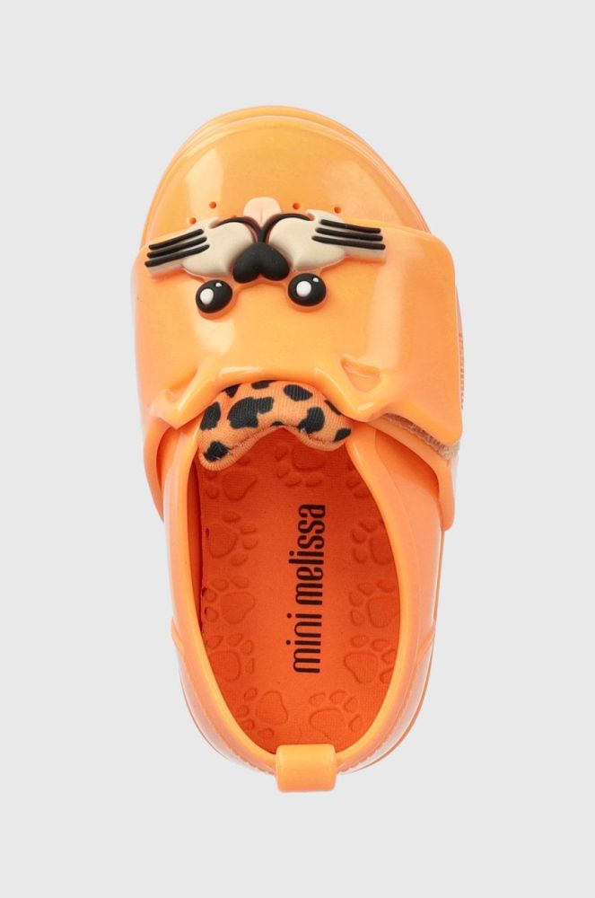 Дитячі туфлі Melissa Jelly Pop Safari Bb колір помаранчевий