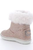 Дитячі замшеві чоботи Primigi колір рожевий