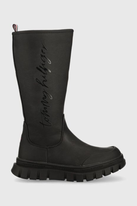 Дитячі гумові чоботи Tommy Hilfiger колір чорний (2804657)