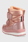 Дитячі чоботи Tommy Hilfiger колір рожевий