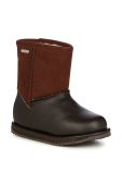 Дитячі шкіряні чоботи Emu Australia Trigg колір чорний