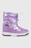 Дитячі чоботи Moon Boot JR Girl Boot Met колір фіолетовий
