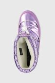 Дитячі чоботи Moon Boot JR Girl Boot Met колір фіолетовий
