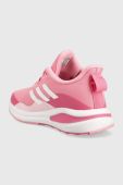 Дитячі черевики adidas Performance FortaRun колір рожевий