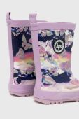 Дитячі гумові чоботи Hype колір фіолетовий