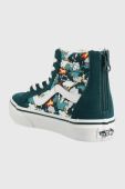 Дитячі кеди Vans колір зелений (2661583)