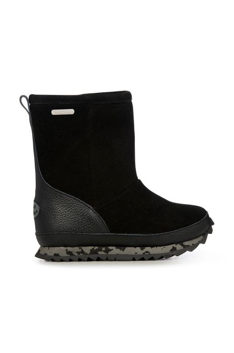 Дитячі замшеві чоботи Emu Australia Kyeema колір чорний