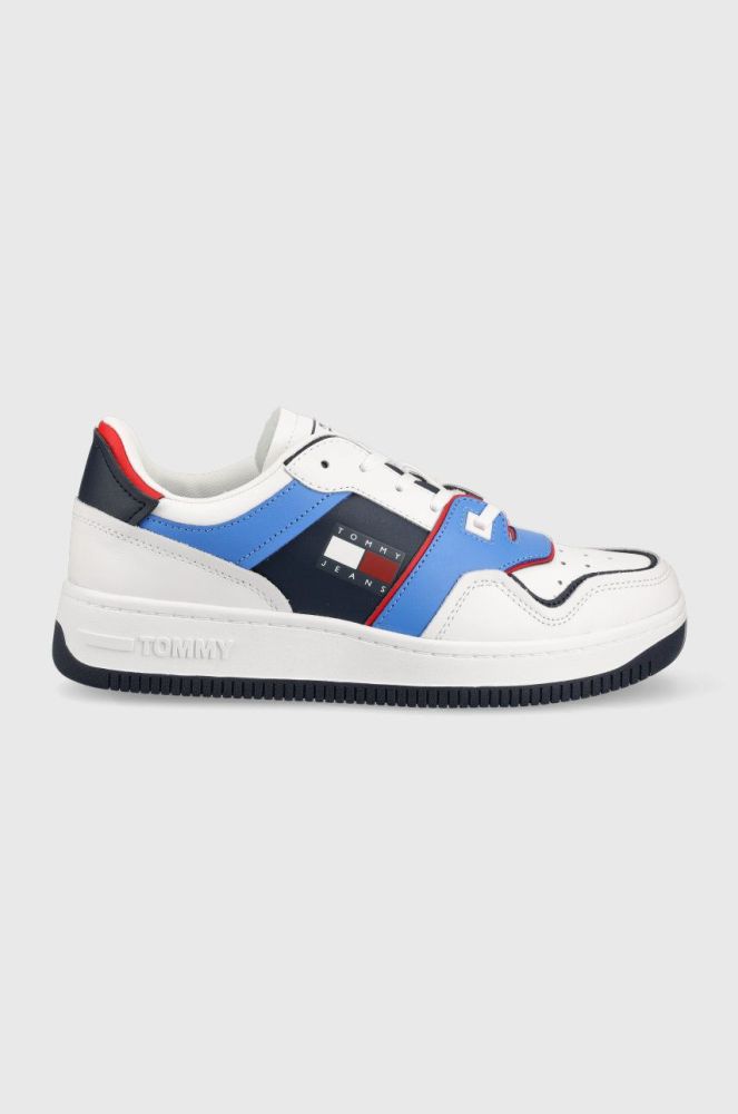 Кросівки Tommy Jeans Archive Basket колір блакитний