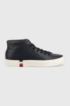 Шкіряні кросівки Tommy Hilfiger High Modern Vulc колір синій