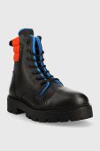 Черевики Tommy Jeans Padded Lace Up Heritage Boot чоловічі колір чорний