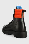 Черевики Tommy Jeans Padded Lace Up Heritage Boot чоловічі колір чорний
