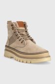 Замшеві черевики Gant Nebrada чоловічі колір бежевий
