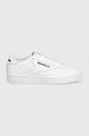 Шкіряні кросівки Reebok Classic CLUB C 85 GZ1605 колір білий GZ1605-FTW/FT/BL