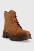 Замшеві черевики UGG Skyview Service Boot чоловічі колір коричневий