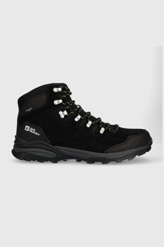 Черевики Jack Wolfskin Refugio Texapore Mid чоловічі колір чорний (3480796)