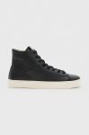 Шкіряні кеди AllSaints Slone High Top чоловічі колір чорний