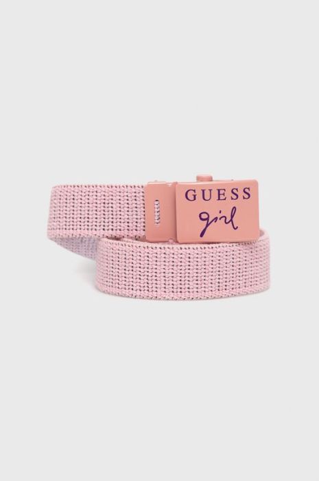 Дитячий ремінь Guess колір рожевий (2593526)