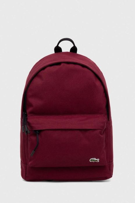Рюкзак Lacoste чоловічий колір чорний великий однотонний NH4099NE-992