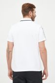 Поло Guess чоловічий колір білий з аплікацією