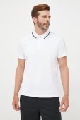 Поло Guess чоловічий колір білий з аплікацією