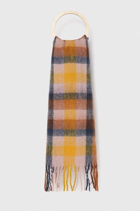 Шарф Only жіночий колір рожевий візерунок (2836632)