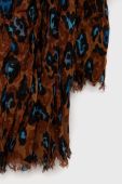 Шарф United Colors of Benetton жіночий колір коричневий візерунок (2657201)
