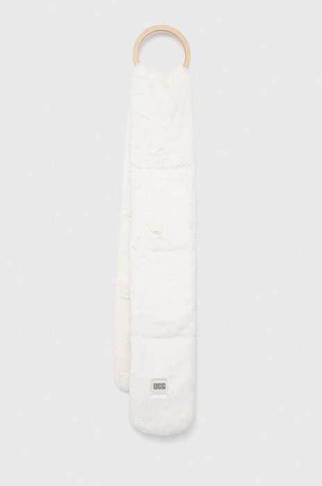 Шарф UGG жіночий колір білий однотонний (2802319)