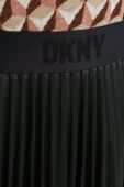 Спідниця Dkny колір чорний mini розкльошена (2732855)