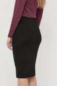 Спідниця Guess колір чорний midi пряма (2575939)