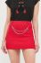 Спідниця Patrizia Pepe колір червоний mini пряма