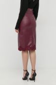 Спідниця Twinset колір фіолетовий midi пряма