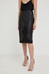 Спідниця Twinset колір чорний midi пряма (2502776)