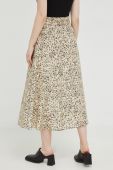 Спідниця Drykorn колір бежевий midi розкльошена