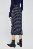 Спідниця PS Paul Smith колір синій midi пряма