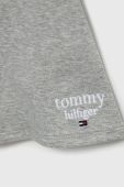 Дитяча спідниця Tommy Hilfiger колір сірий mini розкльошена