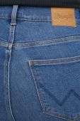 Джинси Wrangler Slim The Adventure жіночі середня посадка колір блакитний