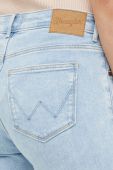 Джинси Wrangler Skinny Let It Go жіночі середня посадка колір блакитний