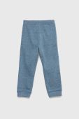 Дитячі спортивні штани United Colors of Benetton меланж колір блакитний