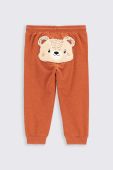 Дитячі спортивні штани Coccodrillo колір помаранчевий однотонні