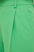 Штани Samsoe Samsoe жіночі колір зелений широке висока посадка (2681625)