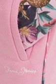 Спортивні штани Femi Stories Haruka жіночі колір рожевий з аплікацією