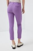 Штани Sisley жіночі колір фіолетовий пряме висока посадка (2724978)