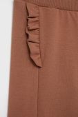 Дитячі спортивні штани United Colors of Benetton колір коричневий однотонні (2737064)