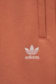 Дитячі спортивні штани adidas Originals колір помаранчевий однотонні