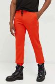 Спортивні штани Kangol unisex колір помаранчевий однотонні