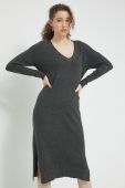 Сукня Only колір сірий mini пряма