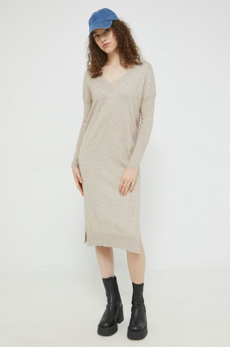 Сукня Only колір коричневий mini oversize